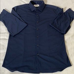Ministry of Supply Apollo 3 Shirt Navy XL Slim